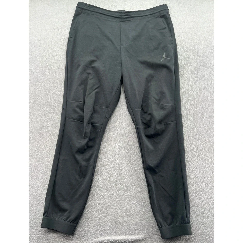 Jordan Sport Pants Mens XXL Dri-FIT Woven Black Tapered Joggers Athletic Jumpman